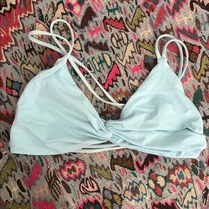 Light Blue L Space Bikini twist top